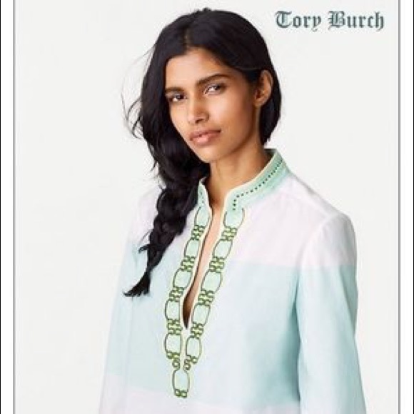Tory Burch Embroidered Tunic - Picture 2 of 8